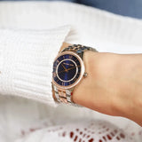 Buy Shop Michael Kors Lauryn Quartz Blue Dial Two Tone Steel Strap Watch For Women - MK3929 USA Online