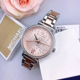 Buy Shop Michael Kors Sofie Quartz Rose Gold Dial Two Tone Steel Strap Watch For Women - MK3972 USA Online