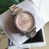 Buy Shop Michael Kors Sofie Quartz Rose Gold Dial Two Tone Steel Strap Watch For Women - MK3972 USA Online