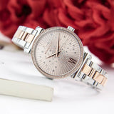 Buy Shop Michael Kors Sofie Quartz Rose Gold Dial Two Tone Steel Strap Watch For Women - MK3972 USA Online