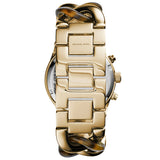 Buy Shop Michael Kors Runway Gold Dial Two Tone Steel Strap Watch for Women - MK4222 USA Online