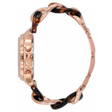 Buy Shop Michael Kors Runway Rose Gold Dial Two Tone Steel Strap Watch for Women - MK4269 USA Online