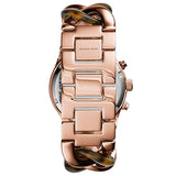 Buy Shop Michael Kors Runway Rose Gold Dial Two Tone Steel Strap Watch for Women - MK4269 USA Online