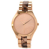 Buy Shop Michael Kors Runway Rose Gold Dial Two Tone Steel Strap Watch for Women - MK4301 USA Online