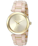 Buy Shop Michael Kors Delray Rose Gold Dial Pink Steel Strap Watch for Women - MK4316 USA Online