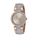 Buy Shop Michael Kors Delray Rose Gold Dial Two Tone Steel Strap Watch for Women - MK4319 USA Online