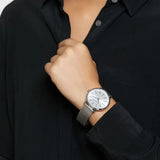 Buy Shop Michael Kors Pyper Quartz White Dial Silver Mesh Strap Watch for Women - MK4338 USA Online