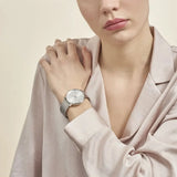 Buy Shop Michael Kors Pyper Quartz White Dial Silver Mesh Strap Watch for Women - MK4338 USA Online
