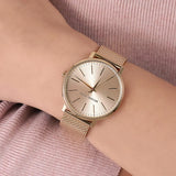 Buy Shop Michael Kors Pyper Quartz Gold Dial Gold Mesh Strap Watch For Women - MK4339 USA Online