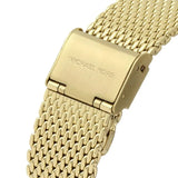 Buy Shop Michael Kors Pyper Quartz Gold Dial Gold Mesh Strap Watch For Women - MK4339 USA Online