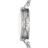 Buy Shop Michael Kors Sofie Chronograph White Dial Two Tone Steel Strap Watch For Women - MK4353 USA Online