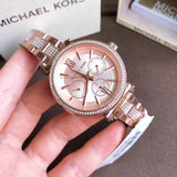 Buy Shop Michael Kors Sofie Chronograph White Dial Two Tone Steel Strap Watch For Women - MK4353 USA Online