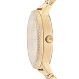 Buy Shop Michael Kors Melissa Pave Gold Dial Gold Steel Strap Watch for Women - MK4371 USA Online