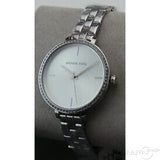 Buy Shop Michael Kors Charley Quartz Silver Dial Silver Steel Strap Watch for Women - MK4398 USA Online