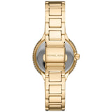 Buy Shop Michael Kors Taryn Quartz Gold Dial Gold Steel Strap Watch For Women - MK4459 USA Online