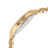 Buy Shop Michael Kors Lauryn Quartz Mother of Pearl Gold Dial Gold Steel Strap Watch For Women - MK4490 USA Online