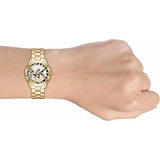 Buy Shop Michael Kors Runway Gold Dial Gold Steel Strap Watch For Women - MK4561 USA Online