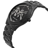 Buy Shop Michael Kors Runway Quartz Black Dial Black Steel Strap Watch For Women - MK4562 USA Online