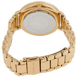 Buy Shop Michael Kors Pyper Three-Hand Black Dial Gold Steel Strap Watch For Women - MK4593 USA Online