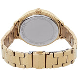 Buy Shop Michael Kors Slim Runway Crystals Gold Dial Gold Steel Strap Watch for Women - MK4659 USA Online