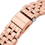 Buy Shop Michael Kors Harlowe Rose Gold Dial Rose Gold Steel Strap Watch For Women - MK4710 USA Online