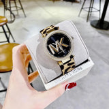 Buy Shop Michael Kors Parker Black Dial Cheetah Print Brown Leather Strap Watch For Women - MK4723 USA Online