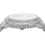 Buy Shop Michael Kors Camille Pave Crystals Silver Dial Silver Steel Strap Watch for Women - MK4804 USA Online