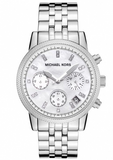 Buy Shop Michael Kors Ritz White Dial Silver Stainless Steel Strap Watch for Women - MK5020 USA Online