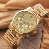 Buy Shop Michael Kors Runway Gold Dial Gold Stainless Steel Strap Watch for Women - MK5055 USA Online