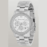 Buy Shop Michael Kors Brinkley Silver Dial with Diamonds Silver Steel Strap Watch for Women - MK5083 USA Online