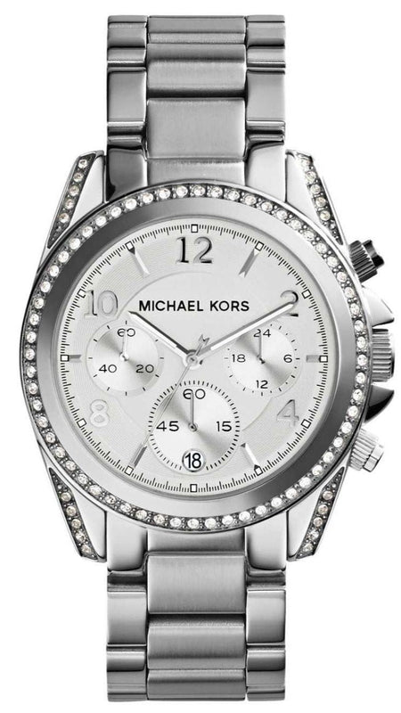 Buy Shop Michael Kors Blair Silver Dial Silver Steel Strap Watch for Women - MK5165 USA Online