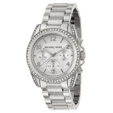 Buy Shop Michael Kors Blair Silver Dial Silver Steel Strap Watch for Women - MK5165 USA Online