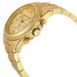 Buy Shop Michael Kors Runway Gold Dial Gold Steel Strap Watch for Women - MK5166 USA Online