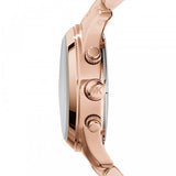 Buy Shop Michael Kors Runway Chronograph Rose Gold Dial Rose Gold Steel Strap Watch for Women - MK5430 USA Online