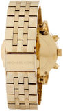 Buy Shop Michael Kors Runway Chronograph Gold Dial Gold Steel Strap Watch For Women - MK5698 USA Online
