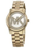Buy Shop Michael Kors Runway Gold Dial Gold Steel Strap Watch for Women - MK5786 USA Online