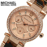 Buy Shop Michael Kors Parker Gold Dial Two Tone Steel Strap Watch for Women - MK5841 USA Online