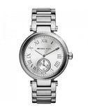 Buy Shop Michael Kors Skylar Silver Dial Silver Steel Strap Watch for Women - MK5866 USA Online