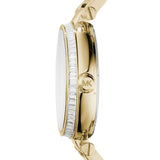 Buy Shop Michael Kors Skylar Gold Dial Gold Steel Strap Watch for Women - MK5867 USA Online