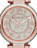 Buy Shop Michael Kors Skylar Rose Gold Dial Rose Gold Steel Strap Watch for Women - MK5868 USA Online