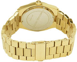 Buy Shop Michael Kors Channing Turquoise Dial Gold Steel Strap Watch For Women - MK5894 USA Online