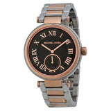 Buy Shop Michael Kors Skylar Black Dial Two Tone Steel Strap Watch for Women - MK5957 USA Online