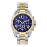 Buy Shop Michael Kors Bradshaw Blue Dial Two Tone Steel Strap Watch for Women - MK5976 USA Online