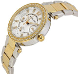 Buy Shop Michael Kors Parker White Dial Two Tone Steel Strap Watch for Women - MK6055 USA Online