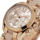 Buy Shop Michael Kors Bradshaw Rose Gold Dial Two Tone Steel Strap Watch for Women - MK6066 USA Online