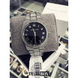 Buy Shop Michael Kors Channing Diamonds Black Dial Silver Steel Strap Watch for Women - MK6089 USA Online