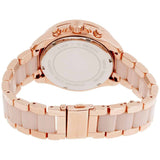 Michael Kors Wren Crystals Rose Gold Dial Rose Gold Steel Strap Watch for Women - MK6096