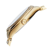 Buy Shop Michael Kors Byrn Quartz Gold Dial Gold Steel Strap Watch For Women - MK6134 USA Online