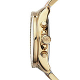 Buy Shop Michael Kors Wren Diamonds Gold Dial Two Tone Steel Strap Watch for Women - MK6157 USA Online