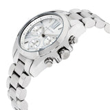 Buy Shop Michael Kors Bradshaw Chronograph Silver Dial Silver Steel Strap Watch for Women - MK6174 USA Online